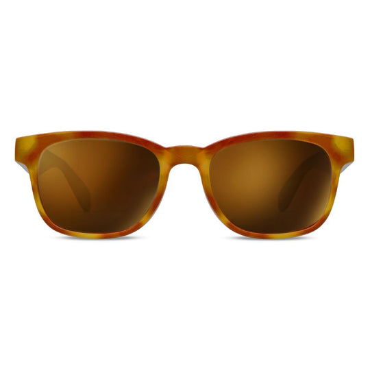 18th Hole Reading Sunglasses - Amber Tortoise banner
